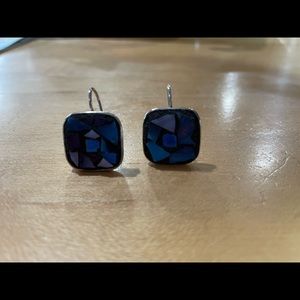 Handmade mosaic tile earrings